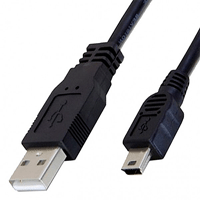 72-260-10 Calrad Electronics Mini USB Adapter Cable, 5 Pin Male to USB Type A - 10 ft.