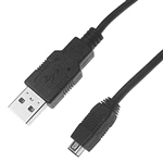 Calrad Electronics 72-261-6 Mini USB 4 Pin Male to USB Type A - 6 ft.