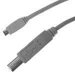 Calrad Electronics 72-262-3 Mini USB 4 Pin Male to USB Type B - 3 ft.
