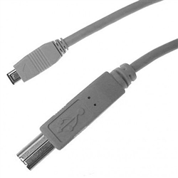Calrad Electronics 72-262-3 Mini USB 4 Pin Male to USB Type B - 3 ft.
