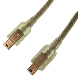 Calrad Electronics 72-264-6 Mini USB 5 Pin Male to Mini USB 5 Pin Male - 6 ft.