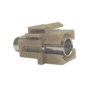 72-307-IV Calrad Electronics BNC Keystone Ivory Insert Connector, Female to Female Recessed, 75 ohm