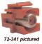 Calrad Electronics 72-341-RD F' Connector 1 GHz, RED Recessed Female to Female Keystone Insert