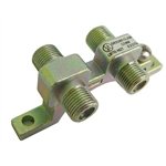 Calrad Electronics 75-481 Double "F" Connector Ground Block - 1 GHz version