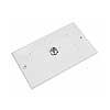 Calrad Electronics 75-493-ID Ivory Decora Wall Plate w/  "F" Connector