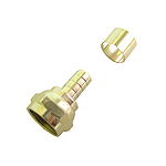 Calrad Electronics 75-510G F Gold 2 Piece Crimp Connector for RG59 Cable