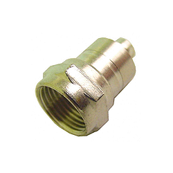 Calrad Electronics 75-511G Gold F-59 Connector w/ Ferrule Attached for RG59 Cable