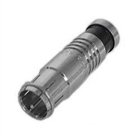 Calrad Electronics 75-533-PS-PO Push-On "F" Perma-Seal Style Connector for RG59 - Nickel Version