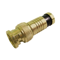 Calrad Electronics 75-534G-PS-BNC BNC PermaSeal Compression Gold Male Connector for RG-6