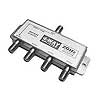 Calrad Electronics 75-730-4 4-Way 90db 2 GHz Splitter dc Passive 1 Port