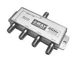 Calrad Electronics 75-731-4 4-Way 90db 2 GHz Splitter dc Passive All Ports