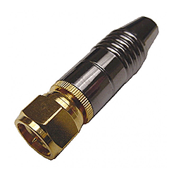 Calrad Electronics 75-756 High end solder type "F" Connector for RG6