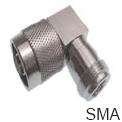 Calrad Electronics 75-767 Male to Female SMA Right Angle inline adapter