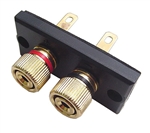 Calrad Electronics 90-758G Banana Plug & Binding Post Terminal Strip - All Gold Verison
