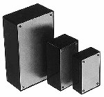 Calrad Electronics 90-785 4"L x 2-1/8"W x 1-5/8"H Handy Box w/  Aluminum Panel
