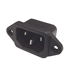 Calrad Electronics 95-770 Chassis Mount AC Male Socket