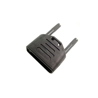 TS-9 Calrad Electronics 9 Pin Hinged Thumbscrew Style Hood