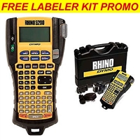Dymo Rhino 5200 Industrial Label Printer Hard Case Kit Promotional