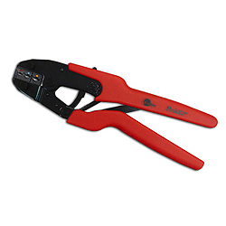 300-142 Eclipse Tools Ergo Lunar Crimper..Thin Style Insulated Terminals (red/yel/blue)..AWG 22-10
