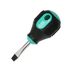 800-028 Eclipse Tools Screwdriver, Stubby 6mm Flat Blade