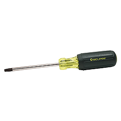 800-113 Eclipse Tools Star Tip Rubber Grip Screwdriver T30 x 4"