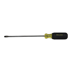 800-153 Eclipse Tools Flat Blade Rubber Grip Screwdriver 1/4 x 8"