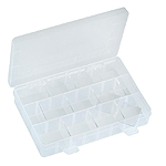 900-041 Eclipse Tools Plastic Box with dividers 8 X 5.25 X 1.5"