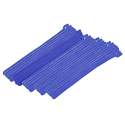 900-098-BU Eclipse Tools Cable Ties HookTape 8" Blue, 25 per pack