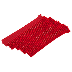 900-098-RD Eclipse Tools Cable Ties Hook Tape 8" Red, 25 per pack