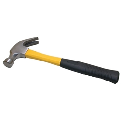 900-179 Eclipse Tools Heavy Duty Curved Claw Hammer with Fiberglass Handle - 16 oz