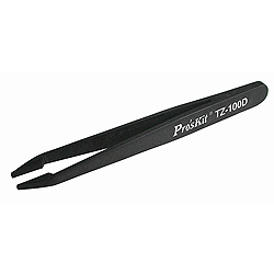 900-266 Eclipse Tools ESD Safe Tweezers - Flat Tip