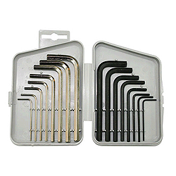 902-101 Eclipse Tools Metric Hex Key Wrench Set (metric/inch), 16 Piece