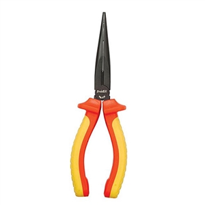 902-207 Eclipse Tools 1000V Insulated Long-nosed Pliers - 7-3/4"