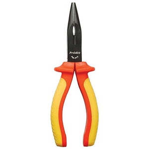 902-208 Eclipse Tools 1000V Insulated Long-nosed Pliers - 6-1/4"