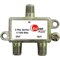 902-369 Eclipse Tools 2 Way CATV Splitter 5-1000 MHz