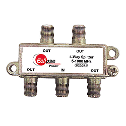 902-371 Eclipse Tools 4 Way CATV Splitter 5-1000 MHz