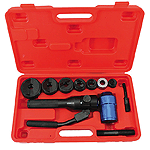 902-483 Eclipse Tools Tuff Punch Swivel - Hydraulic Knockout Punch with Swivel Head and Type C punch/die sets marked for US market, Inch Sizes