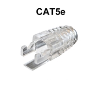 902-571 Eclipse Tools QuikThru Strain Reliefs for CAT5e Connectors, Clear, 500 pieces