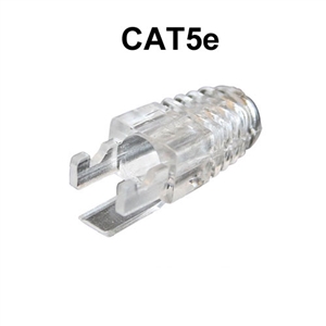 902-571-50 Eclipse Tools QuikThru Strain Reliefs for CAT5e Connectors, Clear, 50/pkg