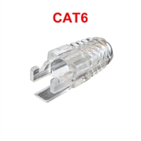 902-572-100 Eclipse Tools QuikThru Strain Reliefs for CAT6 Connectors, Clear, 100/pkg