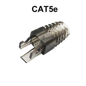 902-574-50 Eclipse Tools QuikThru Strain Reliefs for CAT5e Connectors, Gray, 50/pkg