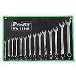 HW-6514B Eclipse Tools 14 Pc Combination Wrench Set, Metric