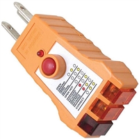 NT-1934 Eclipse Tools AC Receptacle Tester with GFCI Detection