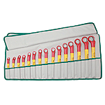 PK-2812M Eclipse Tools 1000V Insulated Single Box End Wrench Set, 15 Piece