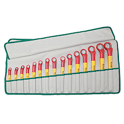 PK-2812M Eclipse Tools 1000V Insulated Single Box End Wrench Set, 15 Piece