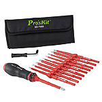 SD-T860 Eclipse Tools 12 Pc. VDE 1000Volt Rated Torque Screwdriver Set