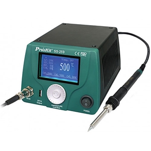 SS-259EU Eclipse Tools LCD Smart Soldering Station - 90W