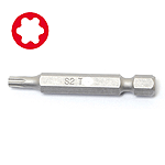 T10X1-15/16 Eclipse Tools Bit, Star-Tip, T10, 1-15/16" Long, 1/4" Hex Drive