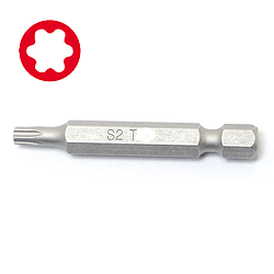 T15X1-15/16 Eclipse Tools Bit. Star-Tip, T15, 1-15/16" Long, 1/4" Hex Drive