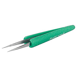 TZ-205N Eclipse Tools Tweezer, ESD-Safe, Soft-Grip, Fine Tip